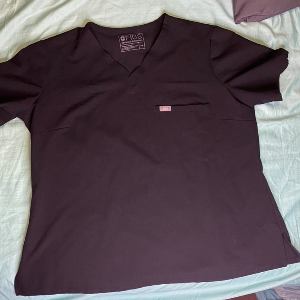 FIGS Scrub top, Black Size XXL